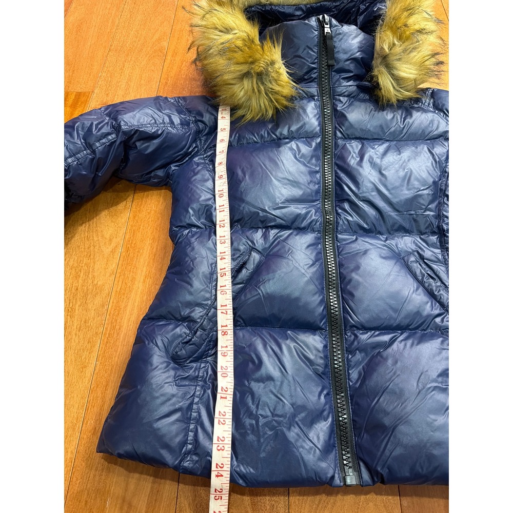 S13 New York S13 Women's Allie Puffer Shoet Coat Jacket Faux Fur Hood Size M - Picture 4 of 10